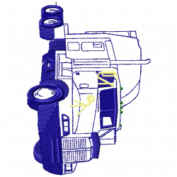 Truck Embroidery Design 10 Truck Embroidery Design 10